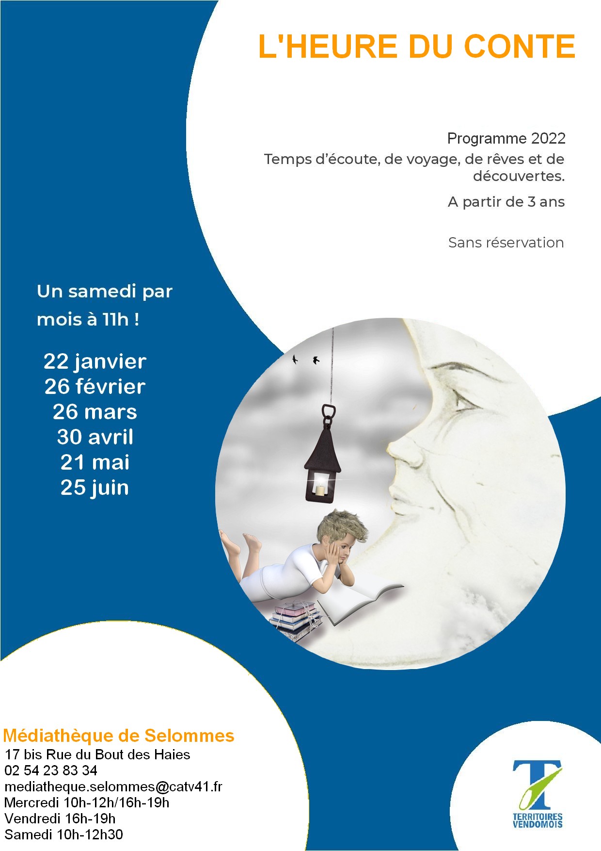 Affiche heure du conte