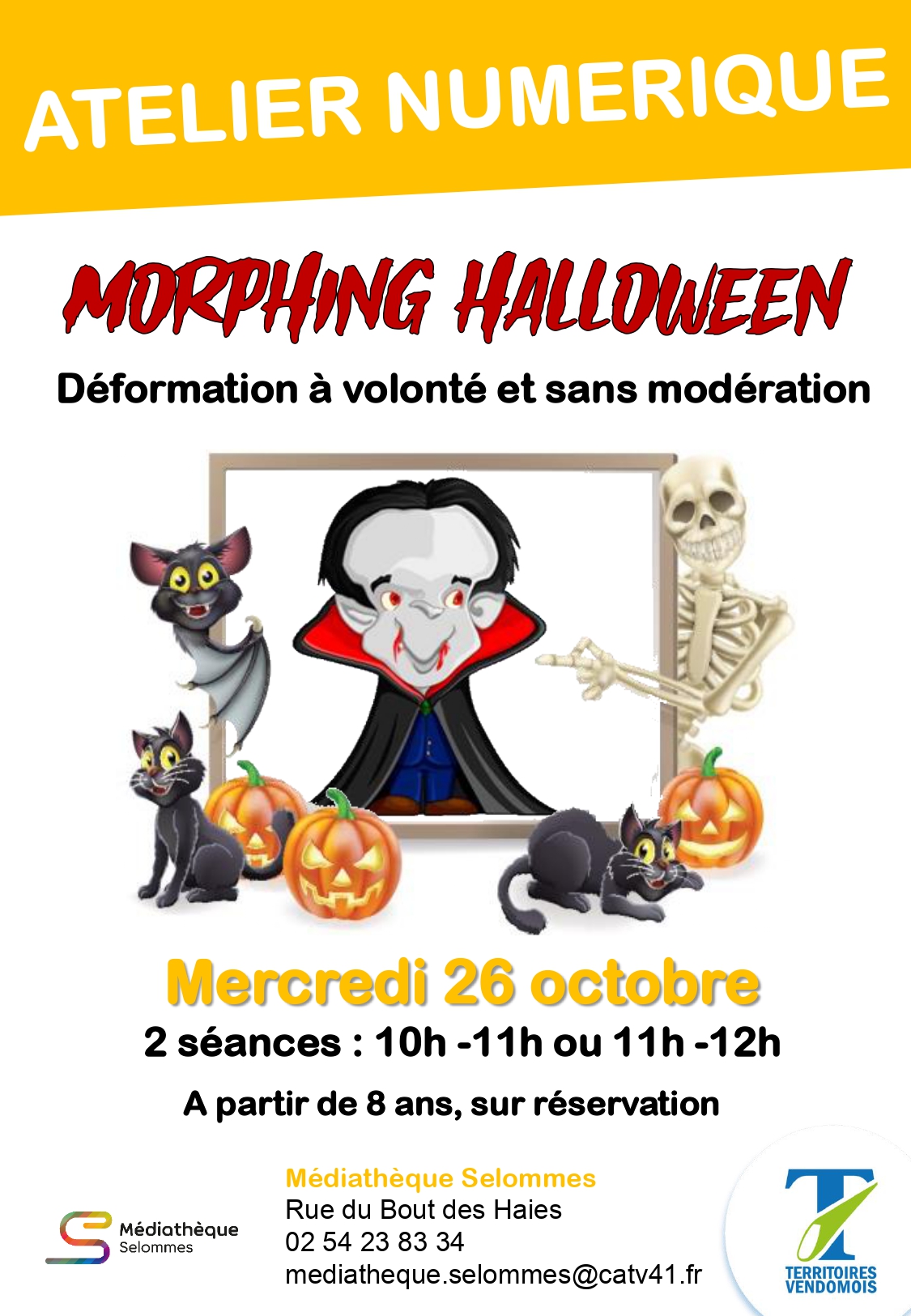 Affiche Morphing Halloween