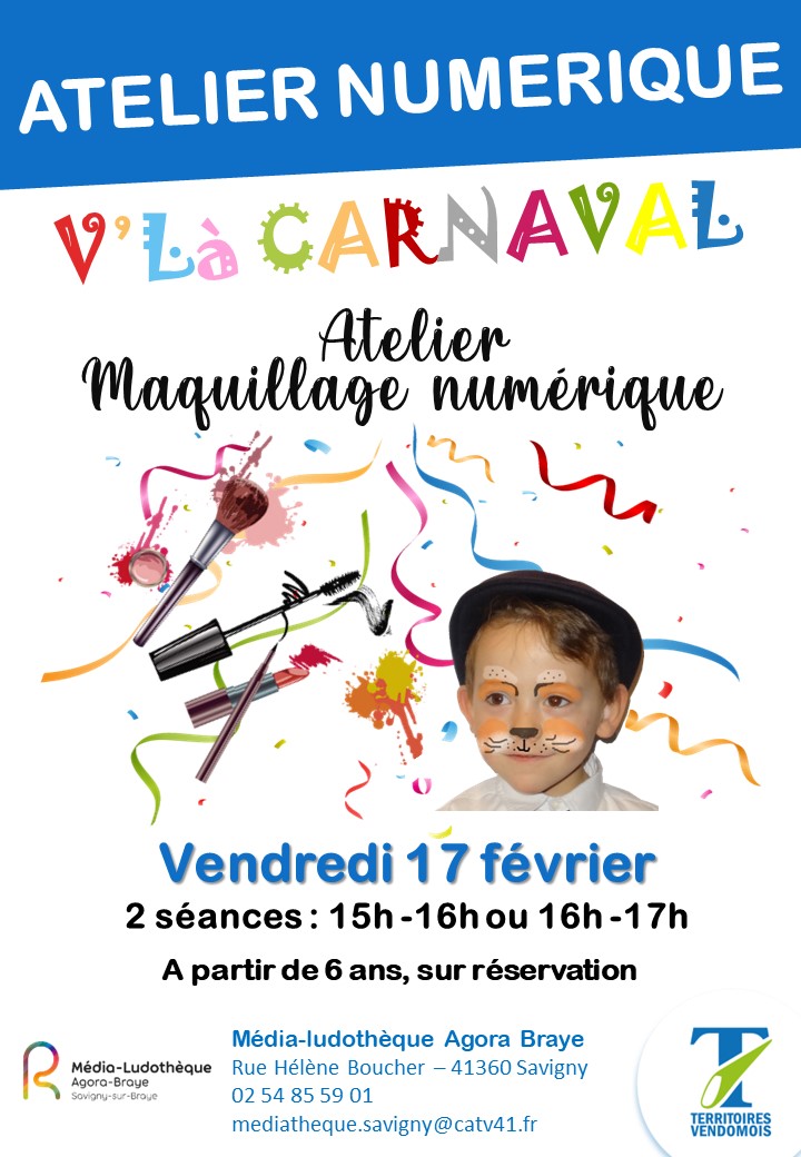 Atelier maquillage numérique