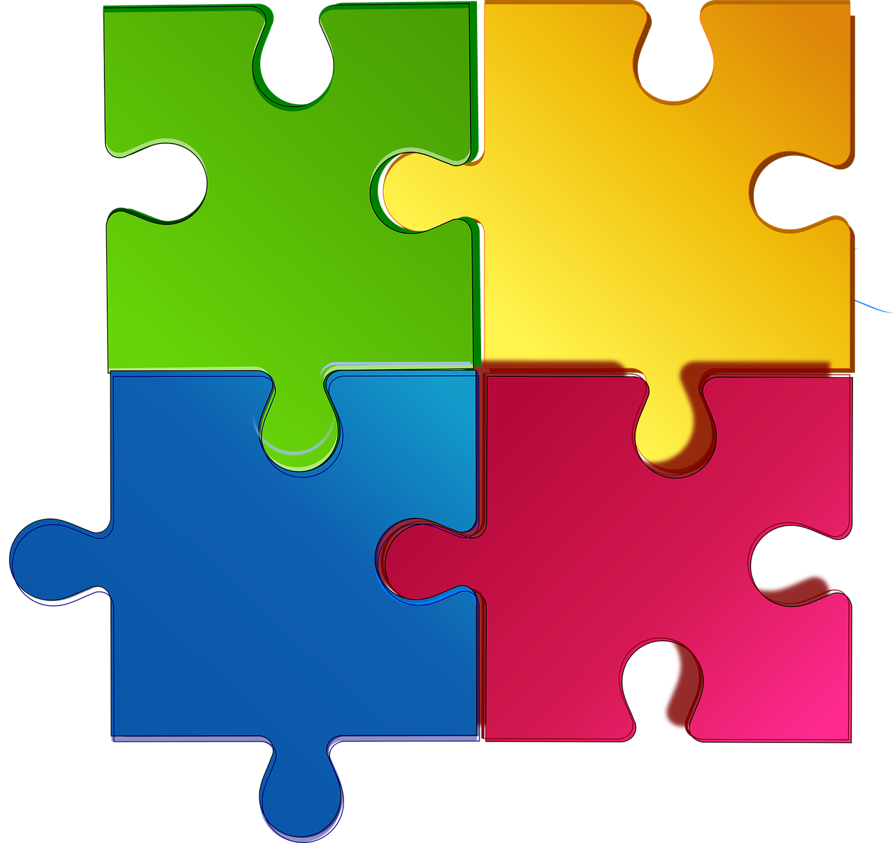 image puzzle 4 couleurs