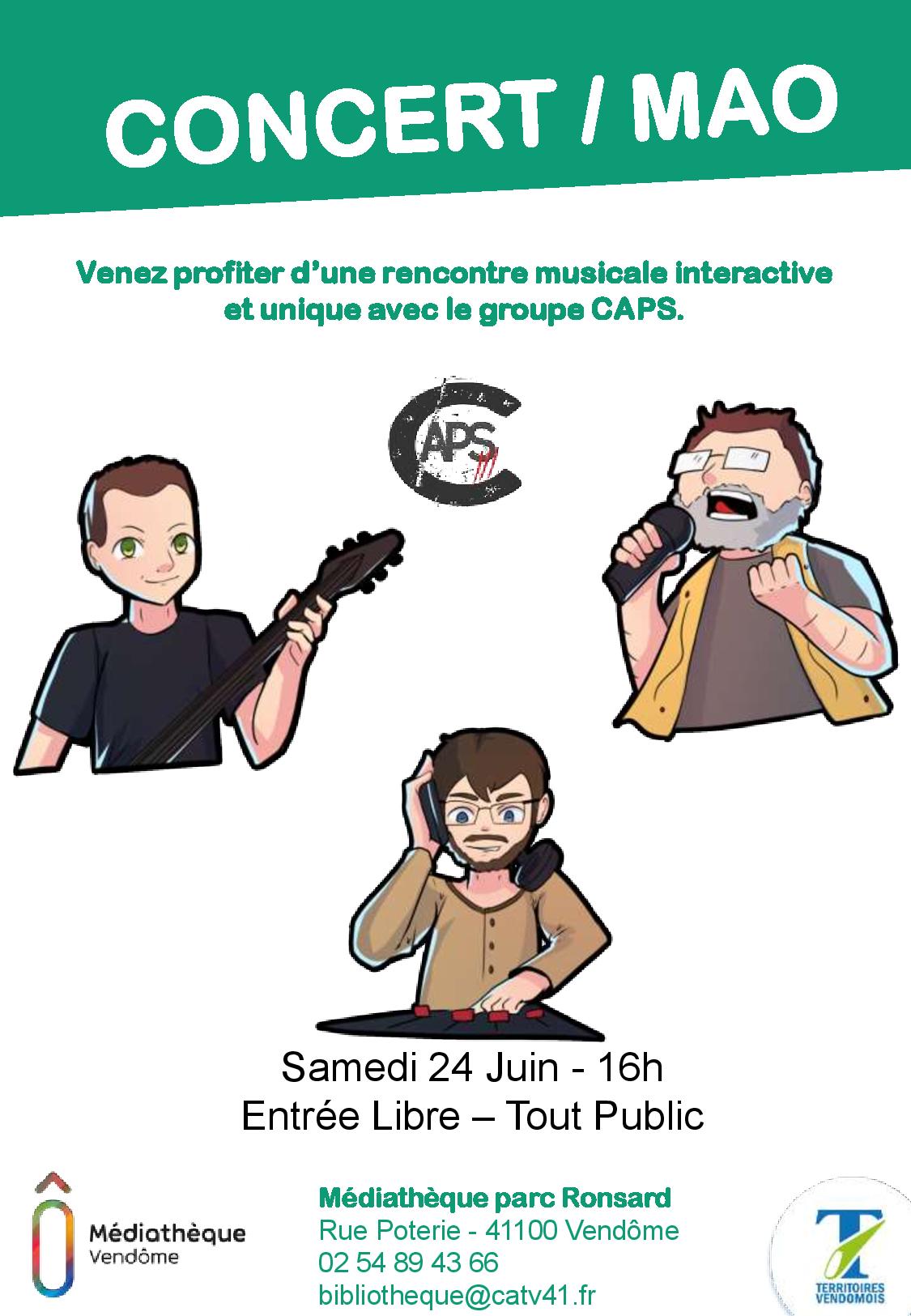 Affiche du concert