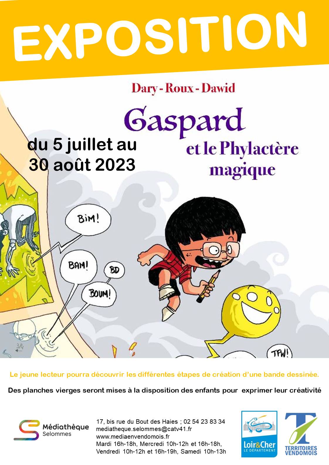 Exposition Gaspard et le phylactère magique