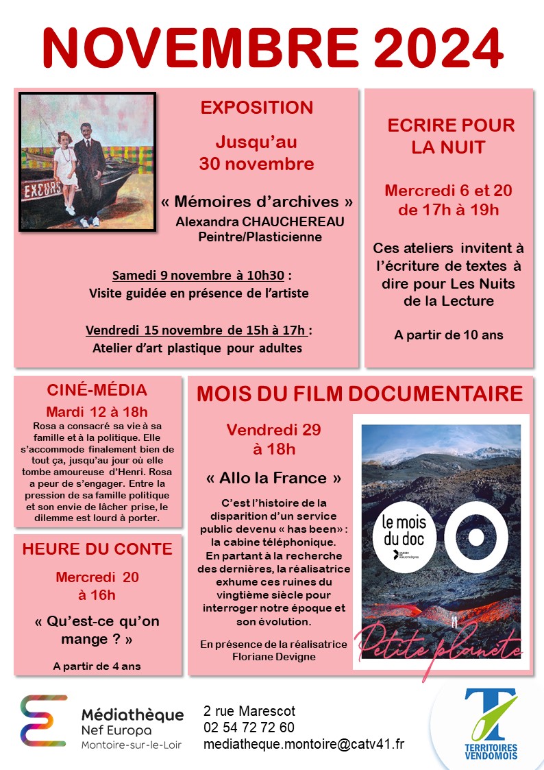Affiche mensuelle