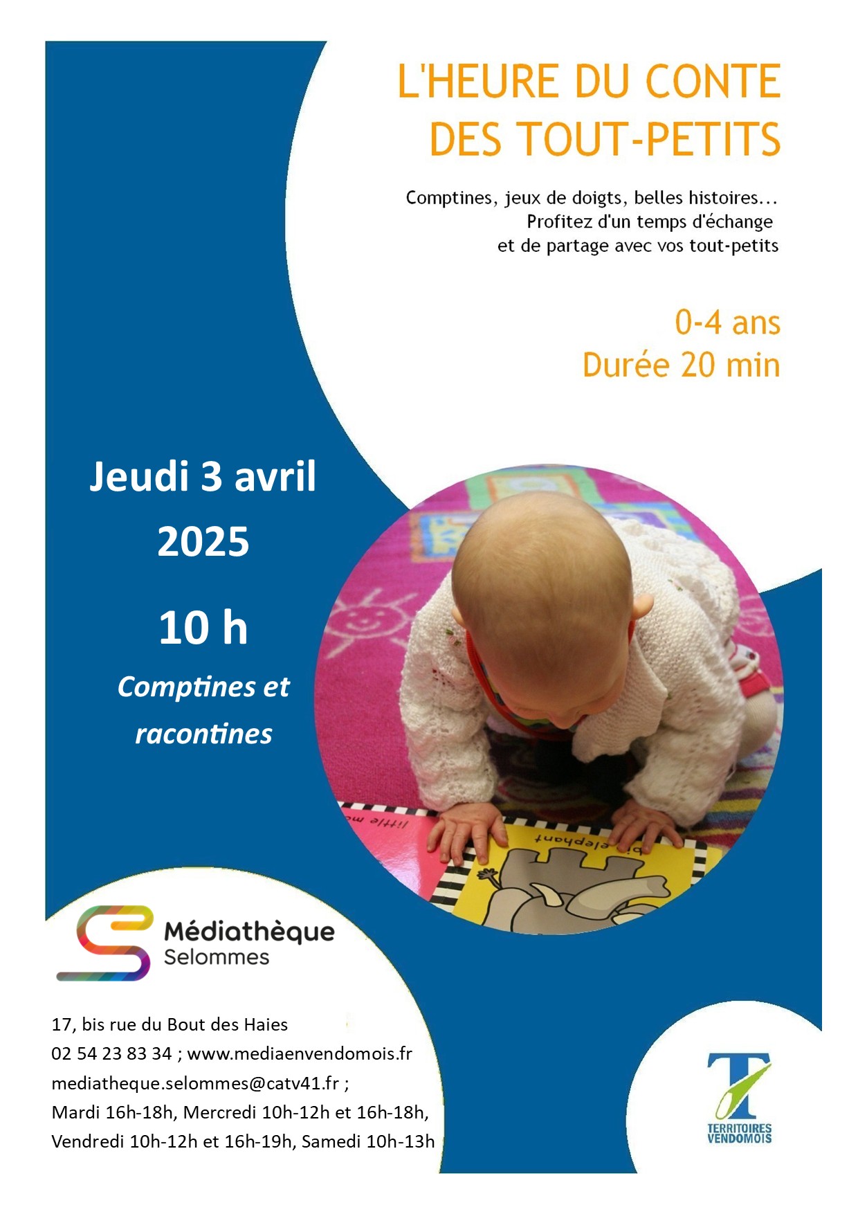 Affiche heure du conte