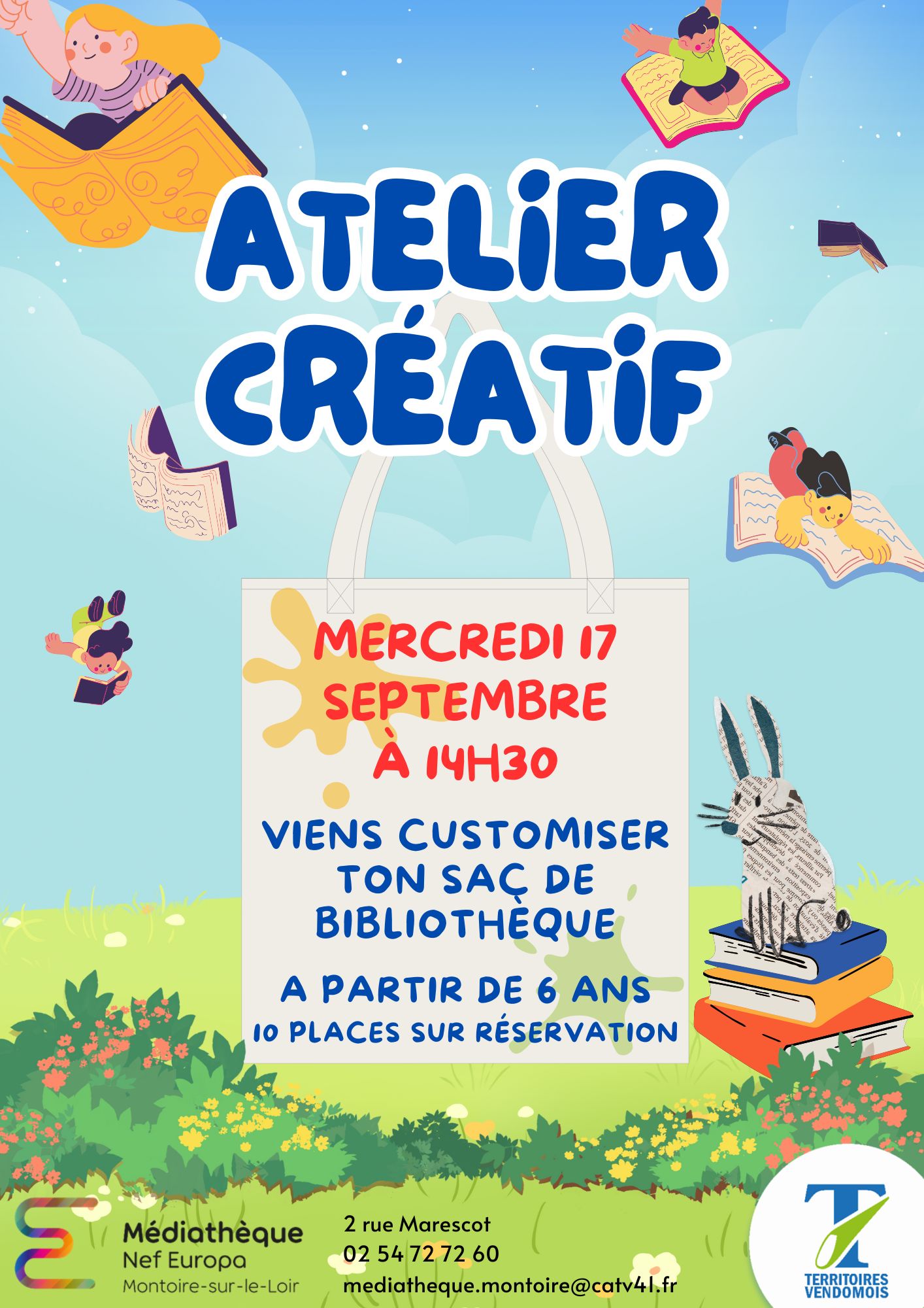 Affiche atelier créatif