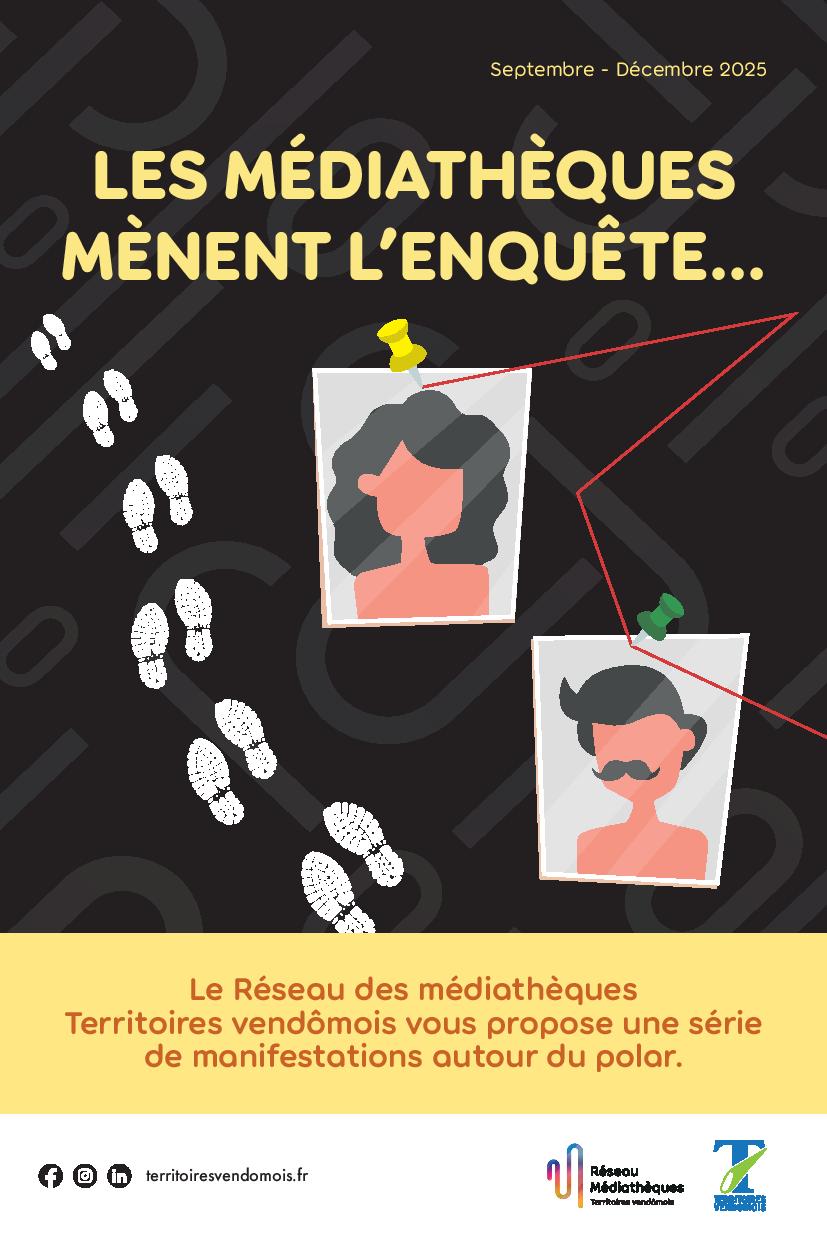 Affiche les médiathèques mènent l'enquête...