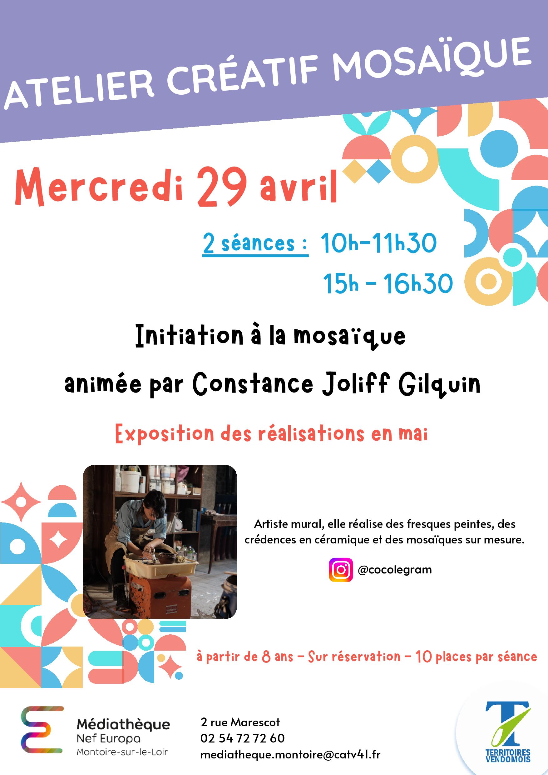 Atelier mosaïque