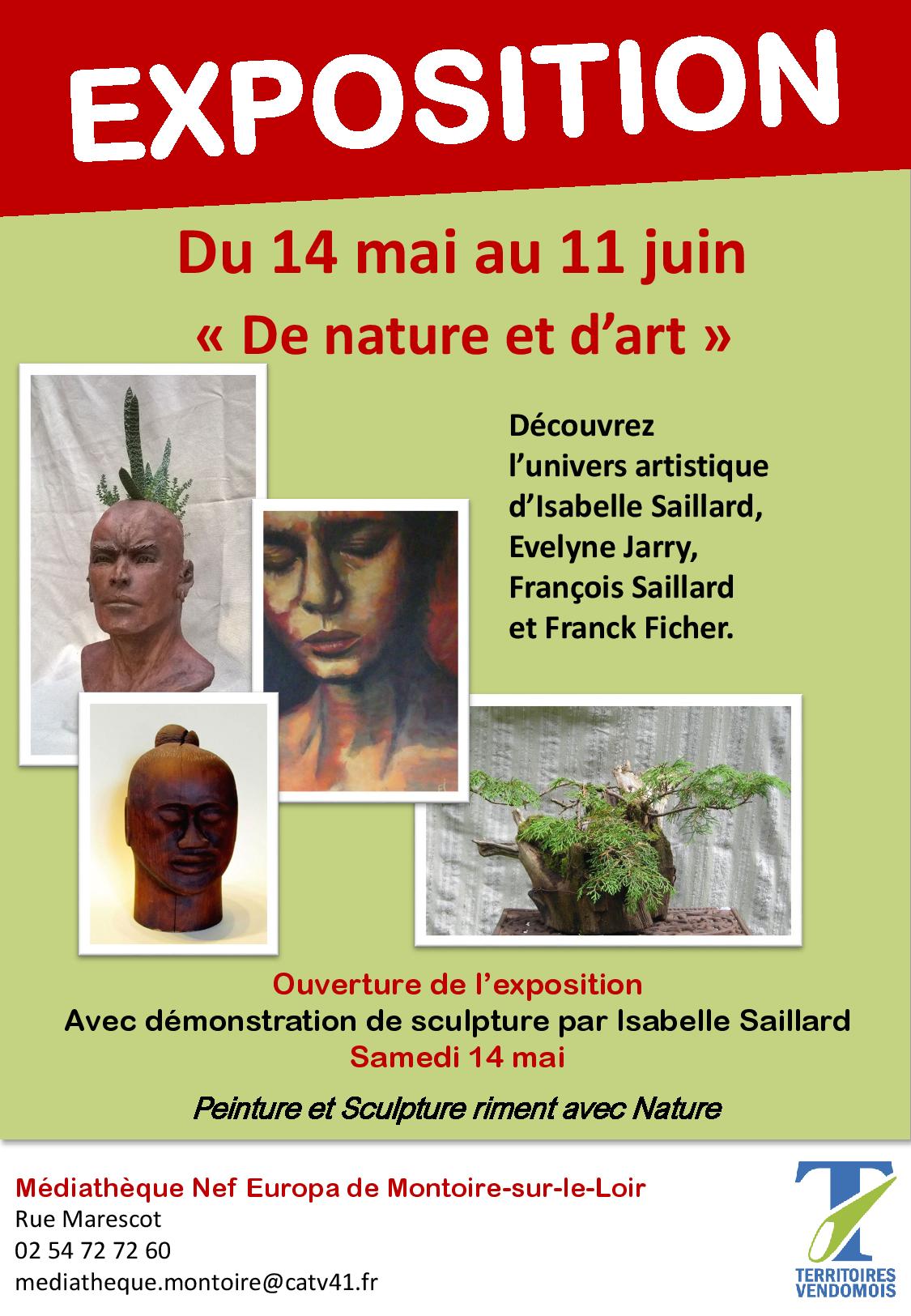 Peinture et sculpture riment avec nature