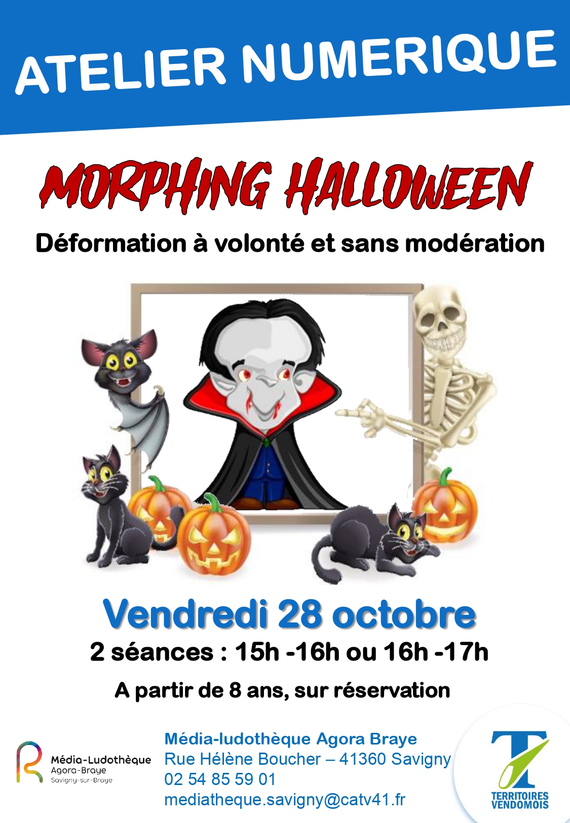 Affiche Morphing Halloween