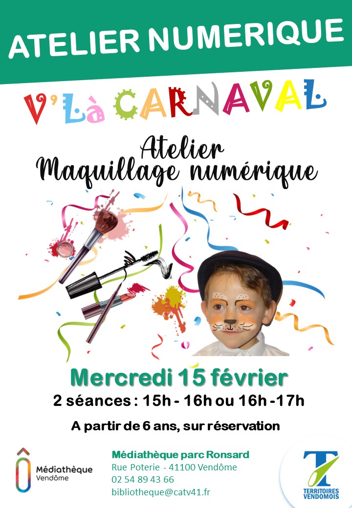 Atelier maquillage numérique