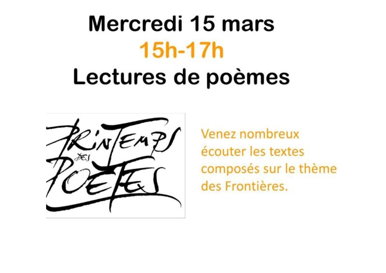 Rencontre poétique
