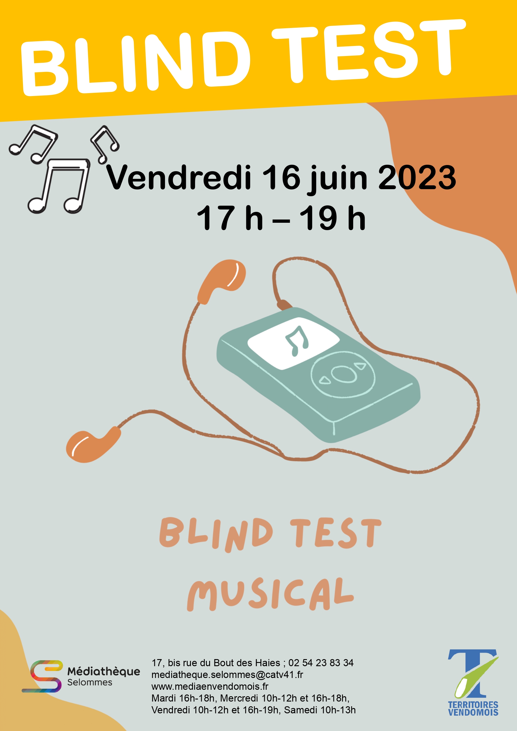 Affiche blind test