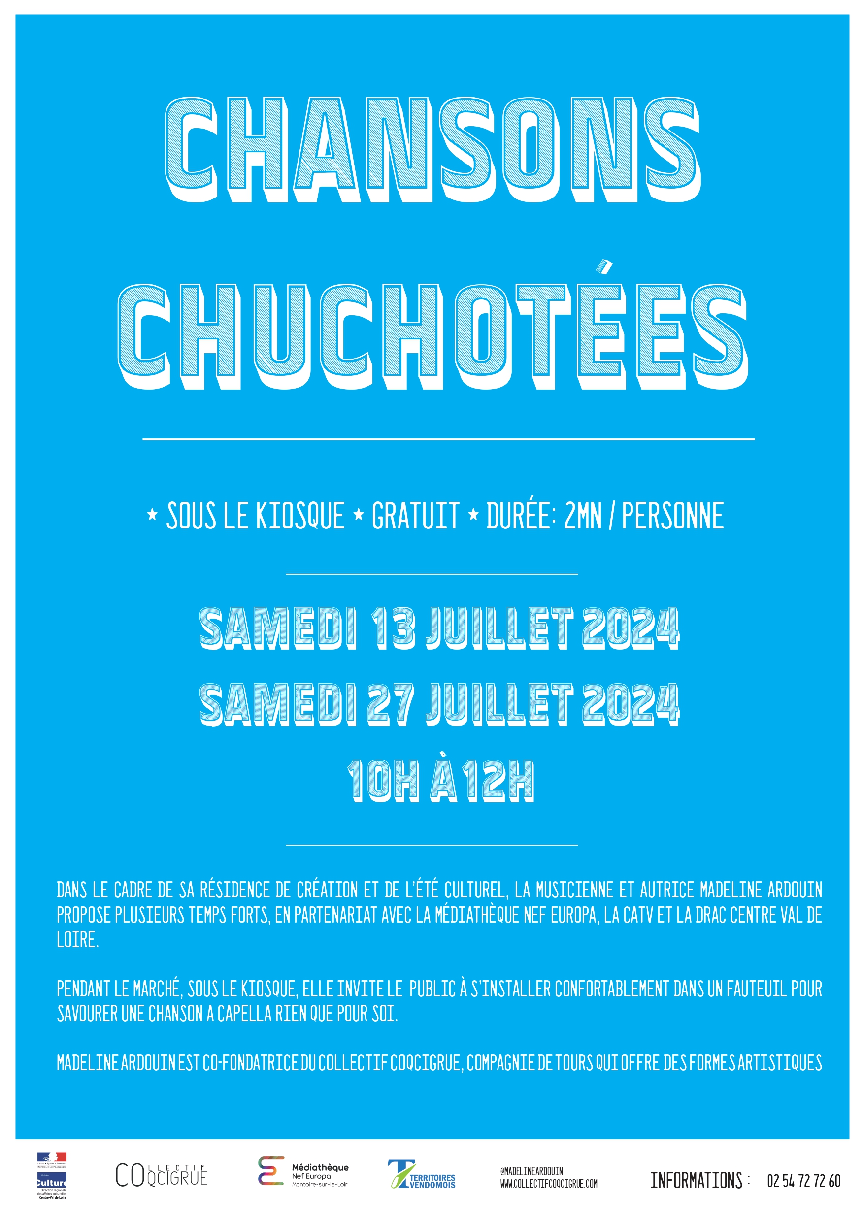 affiche chansons chuchotées