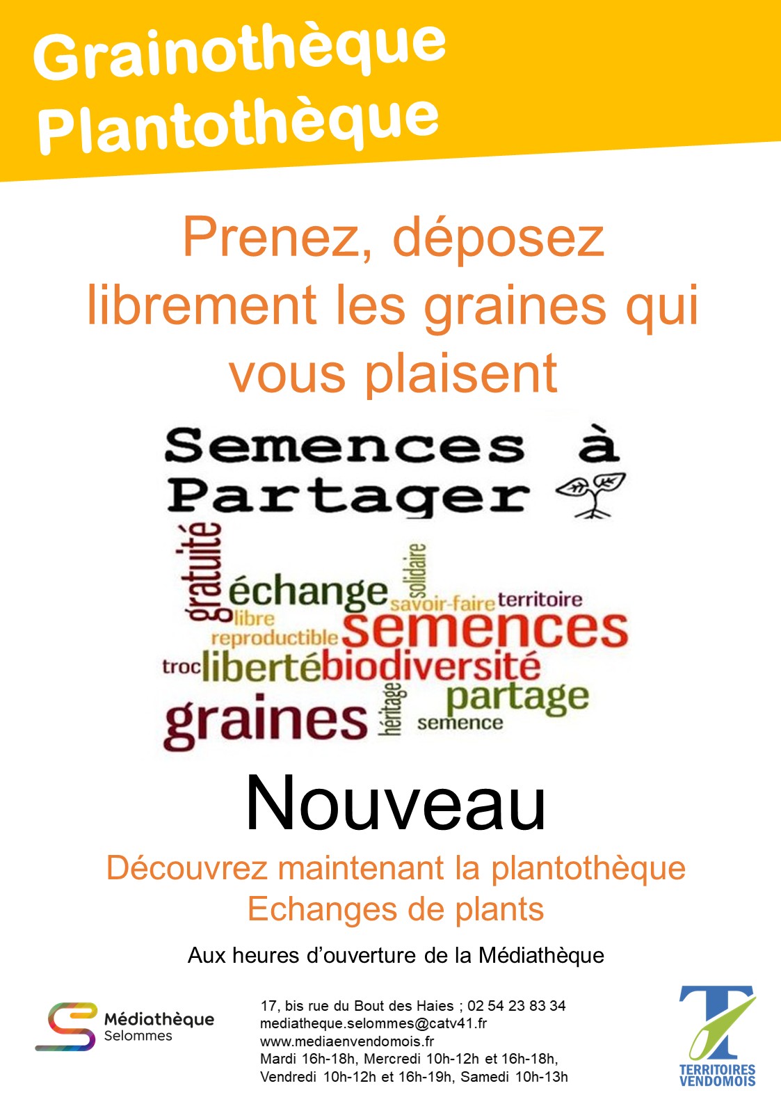 Affiche grainothèque