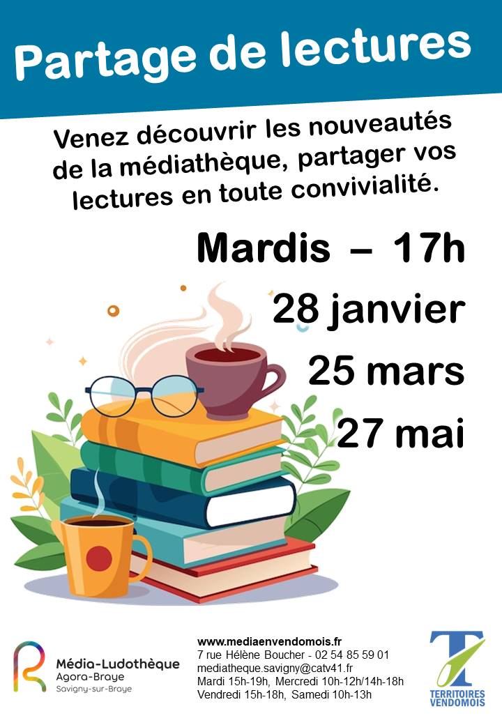 Affiche Partage de lectures