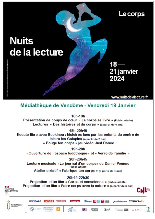 Affiche Nuits de la lecture